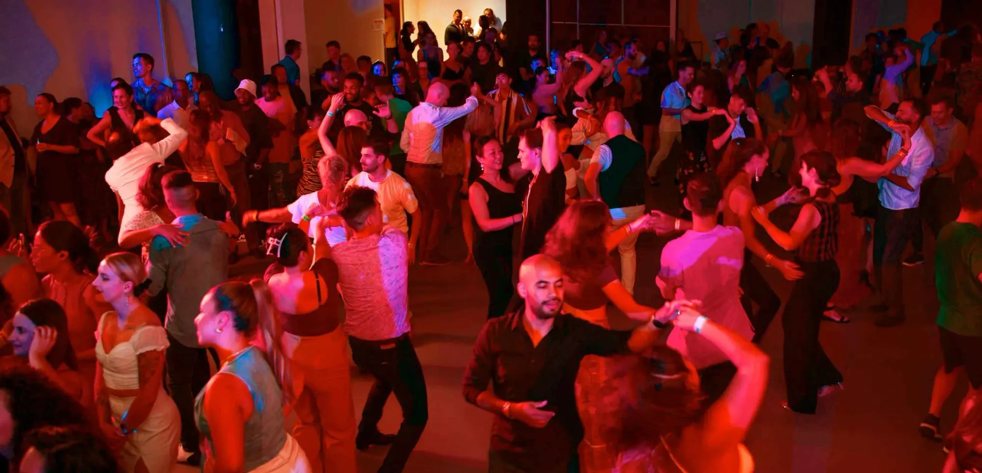 Crowd dancing at Rumbia